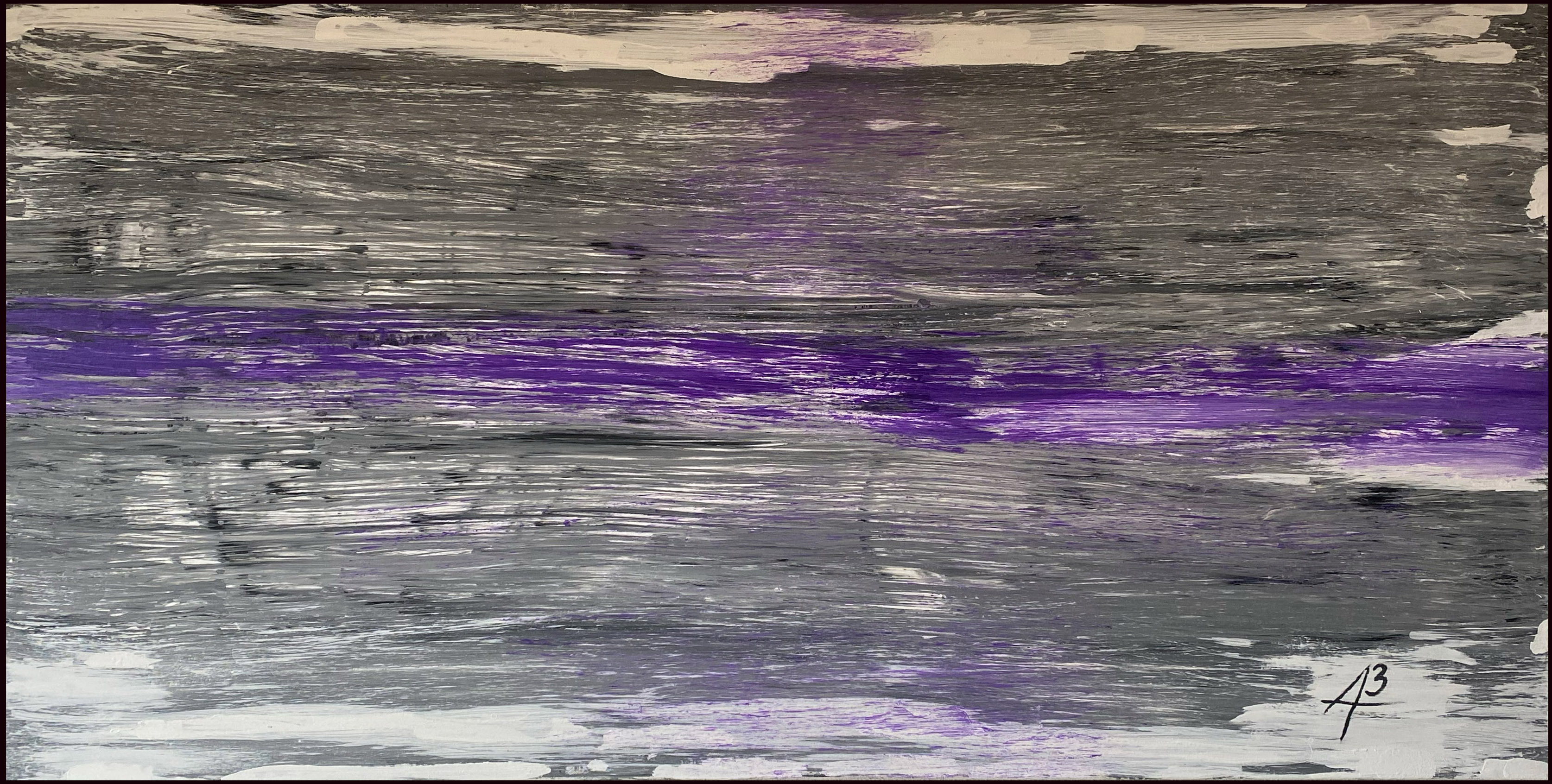 Horizon Abstract Painting 200x100 cm